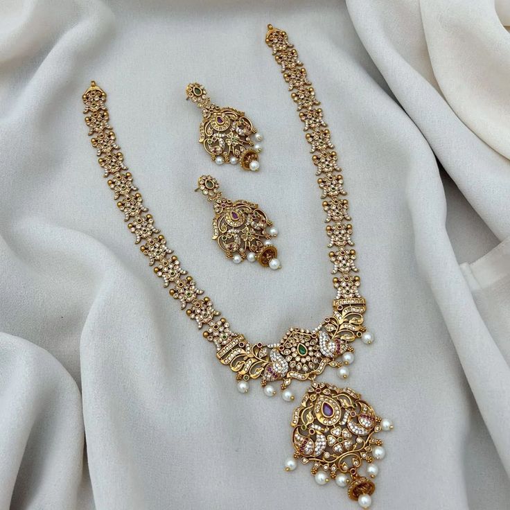 Super Diamond Necklace Set With Offer