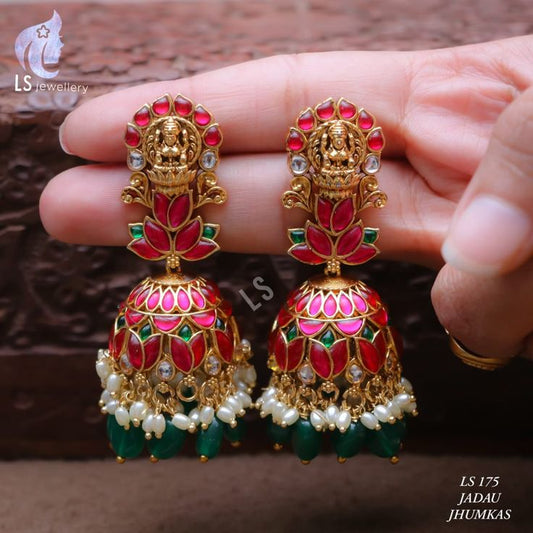 The Art Of Kemp Jhumka Set