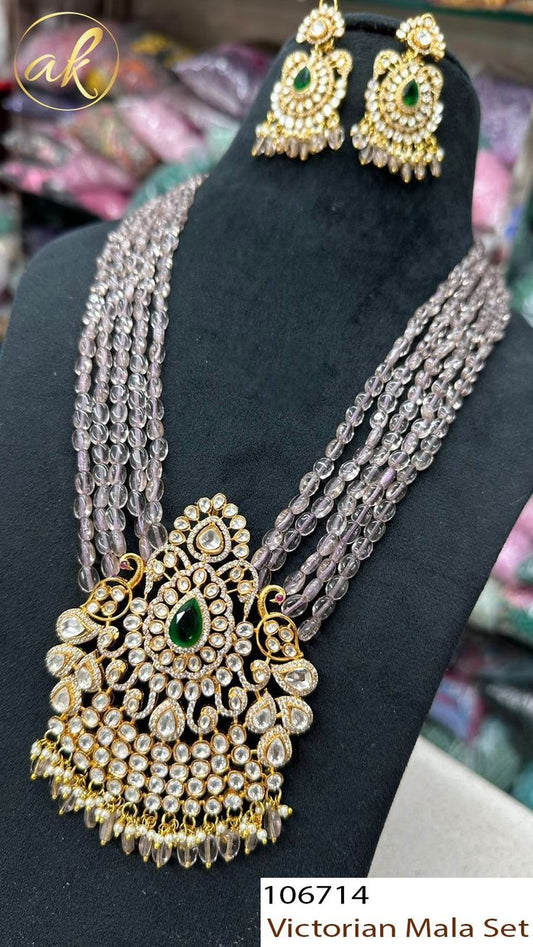 Maharani Queen Mala Set With Beauty